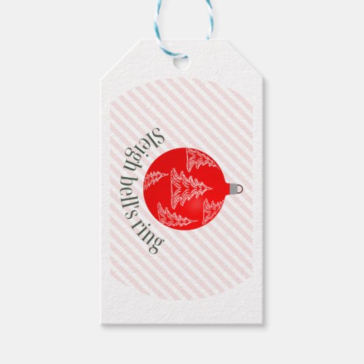 そりのベルリング ギフトタグ (正面)