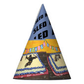 そりのホッケーのパーティーの帽子 パーティーハット (左)