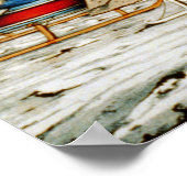 そりのレース – 1848 ポスター (角)