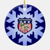 そりの乗車のオーナメント セラミックオーナメント (裏面)