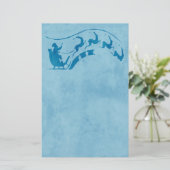 そりの乗車のクリスマスの文房具 便箋 (スタンド正面)