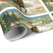 そりの乗車 ラッピングペーパー (ロールコーナー)