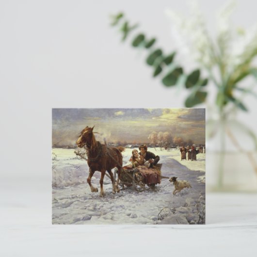 そりの恋人 ポストカード (スタンド正面)