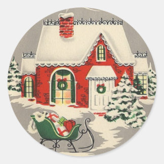 そりの鐘 |ラウンドスタンプ ラウンドシール