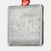 そりの飛んだBullを、から「動かしているアッシリア メタルオーナメント (左)