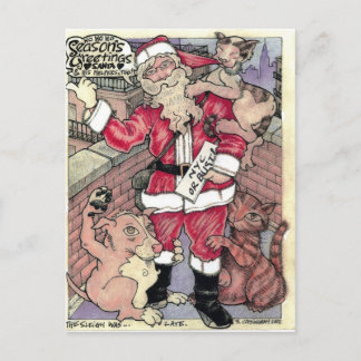 そりは遅れた ポストカード