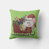 そりを持つサンタのマウス クッション (裏面)