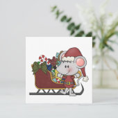 そりを持つサンタのマウス シーズンカード (スタンド正面)