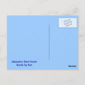 そりを捨てろ！ ポストカード (裏面)