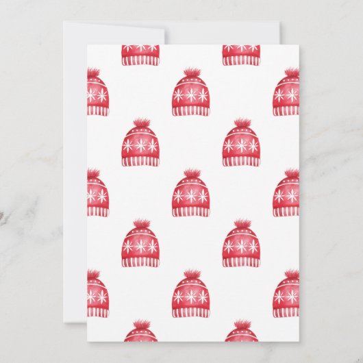 そりを積み上げろ!そりテーマ誕生日パーティー 招待状 (裏面)