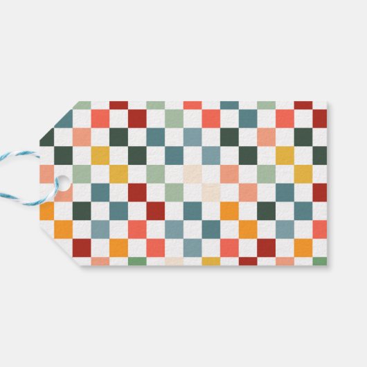 そりを降ろす | かわいいクリスマス ギフトタグ (裏面横)