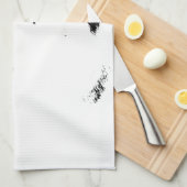 そりドッグタオルハスキーのマラムテータオル キッチンタオル (四つ折り)