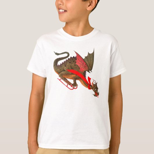 そりドラゴン Tシャツ (正面)