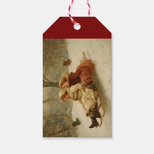 そりビクトリアン ギフトタグ (正面)