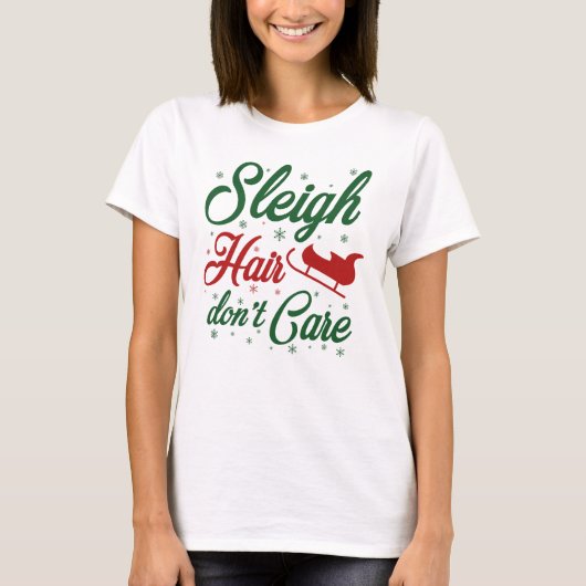 そりヘア気にがない Tシャツ (正面)