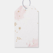 そりメッセージカードウィンターサンキューラベル金ゴールド外 ギフトタグ (裏面)