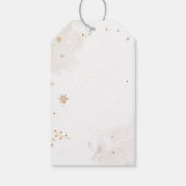 そりメッセージカードウィンターサンキューラベル金ゴールド外 ギフトタグ (裏面)