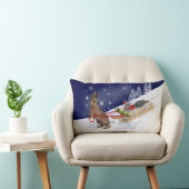 そり乗りアクセント枕 ランバークッション (椅子)