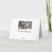 そり乗りホリデーカード シーズンカード (裏面)