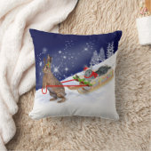 そり乗り枕 クッション (ブランケット)