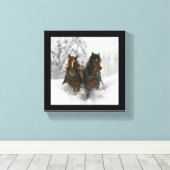 そり乗り キャンバスプリント (インサイチュ (ウッドフロア))