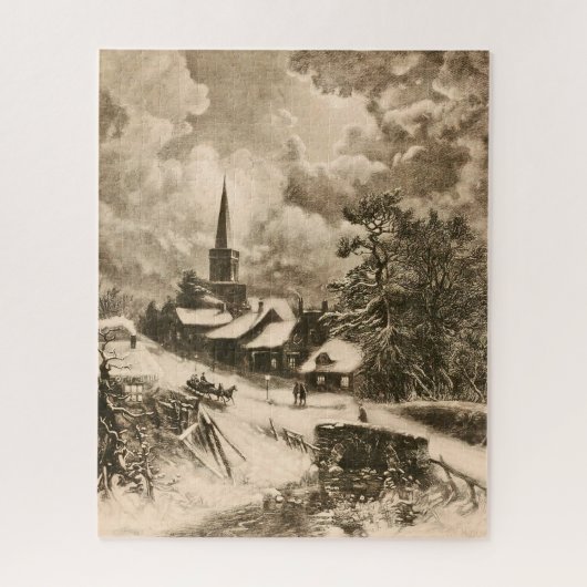 そり乗り ジグソーパズル (縦)