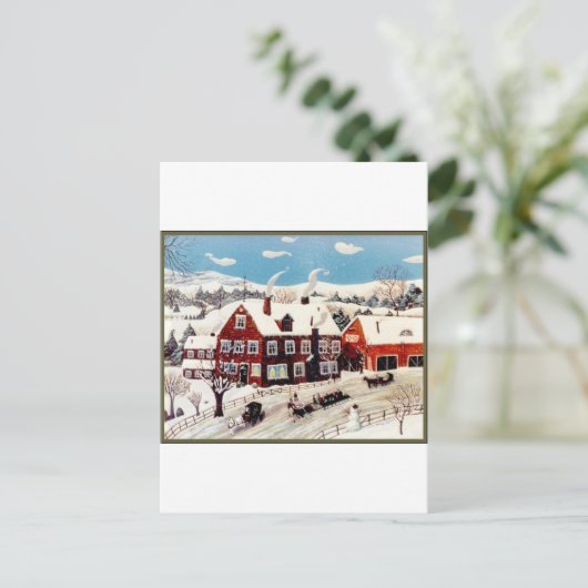 そり乗り ポストカード (スタンド正面)