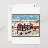 そり乗り ポストカード (正面/裏面)