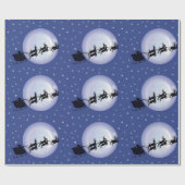 そり乗り ラッピングペーパー (フラット)