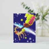 そり付きクリスマスシカ シーズンポストカード (スタンド正面)