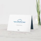 そり付きグリーティングカードの子 シーズンカード (裏面)