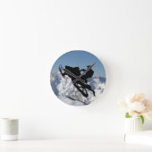 そり山の時計 ラウンド壁時計 (ホーム)