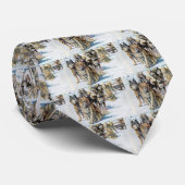 そり犬のタイ ネクタイ (ロール)