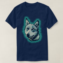 そり犬のTシャツ