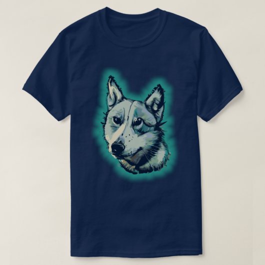 そり犬のTシャツ Tシャツ (デザイン正面)