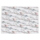 そり犬クリスマス抱き枕 ラージペーパーバッグ (裏面)