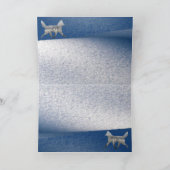 そり犬メリークリスマスカード シーズンカード (内部)