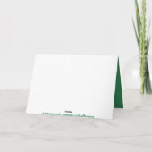 そり鐘のロッキー山脈の馬のクリスマス シーズンカード (裏面)