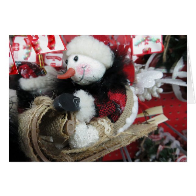 そり雪だるま (正面横)