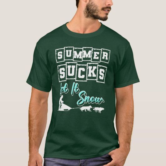 そり ウィンタースポーツ 斜面 ギフト 家族 Tシャツ (正面)