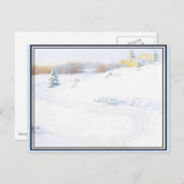 そり –  ポストカード (正面/裏面)