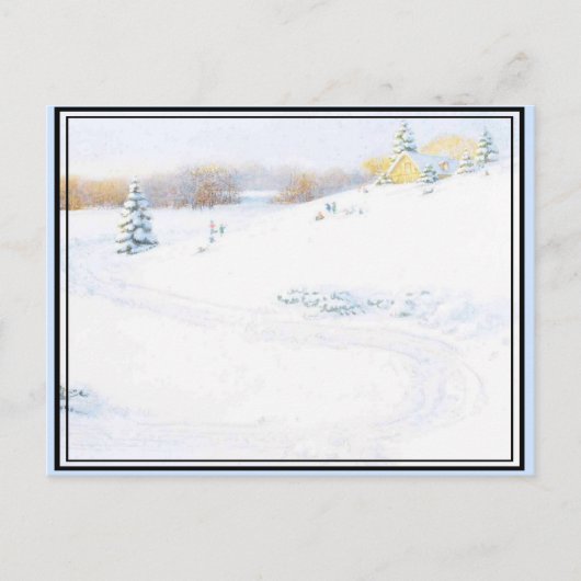 そり –  ポストカード (正面)