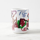 そり 冬 コーヒーマグカップ (中央)