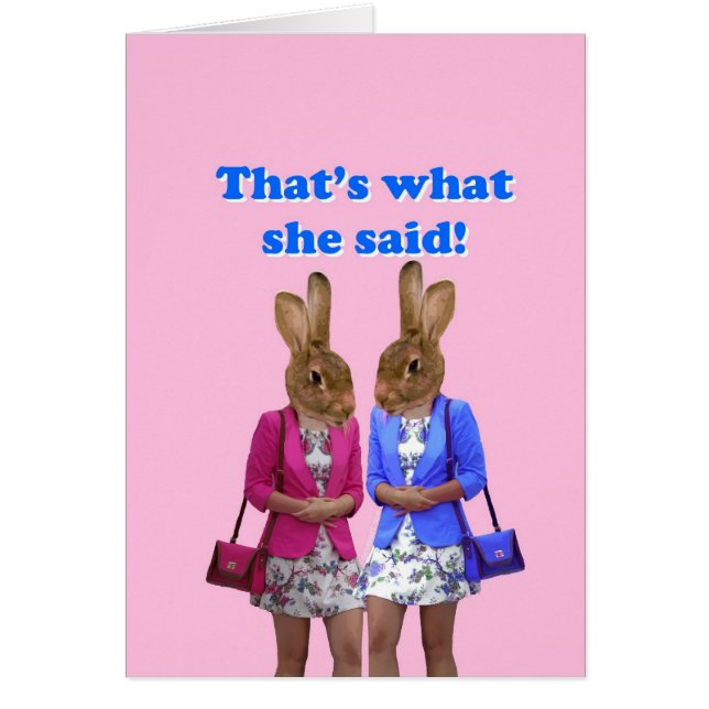 それおもしろいが彼女の言った文字 (正面)