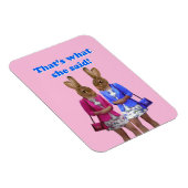 それおもしろいが彼女の言った文字 マグネット (右側)