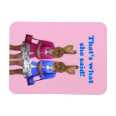 それおもしろいが彼女の言った文字 マグネット (横)