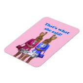 それおもしろいが彼女の言った文字 マグネット (左側)