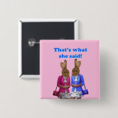 それおもしろいが彼女の言った文字 缶バッジ (正面&裏面)