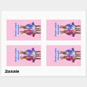 それおもしろいが彼女の言った文字 長方形シール (シート)