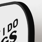 それおもしろいは私が犬をペットIピックル遊ボール ピックルボールラケット (左詳細)